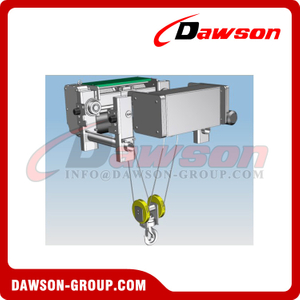 Low Headroom Steel Wire Rope Hoist (Single Girder)