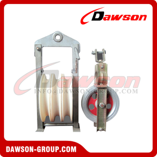 Electricity Block, Electric Block with Roller Bearing and Steel Sheave