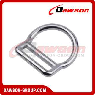 DSJ-3015-1 Outdoor Climb Fall Protection D-Ring, Forged Steel Safety Bending D Ring