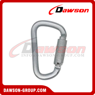 DSJ-1038 Full Body Safety Harness Steel Carabiner, D-shape Offset Steel Carabiner