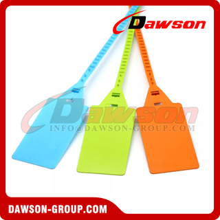 DS-BCP107 Plastic Seal Tags Pull Plastic Tight Seals Plastic Security Seal with Bar Code