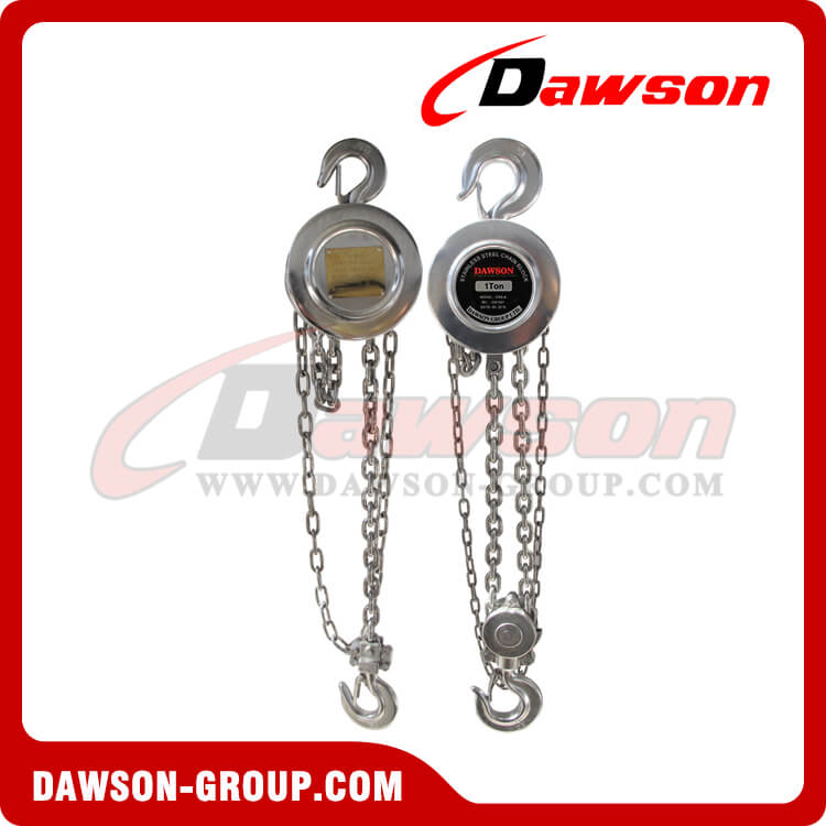 0.5T - 10T Stainless Steel Chain Hoist / Pulley Chain Block for Lifting