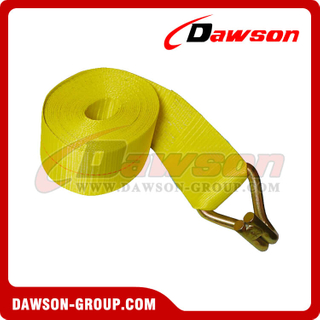 4 inch Winch Strap with Wire Hook